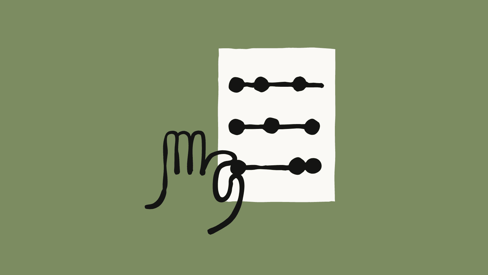 A hand adjusting a row of sliders on a page