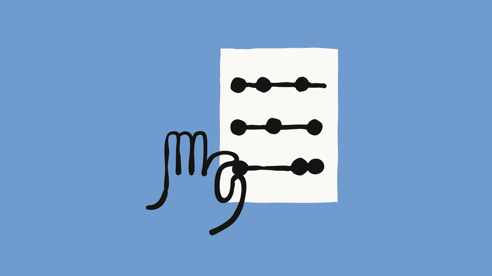 A hand adjusting a row of sliders on a page